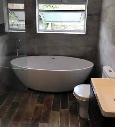 luxury free standing bath fitted in Sheffield