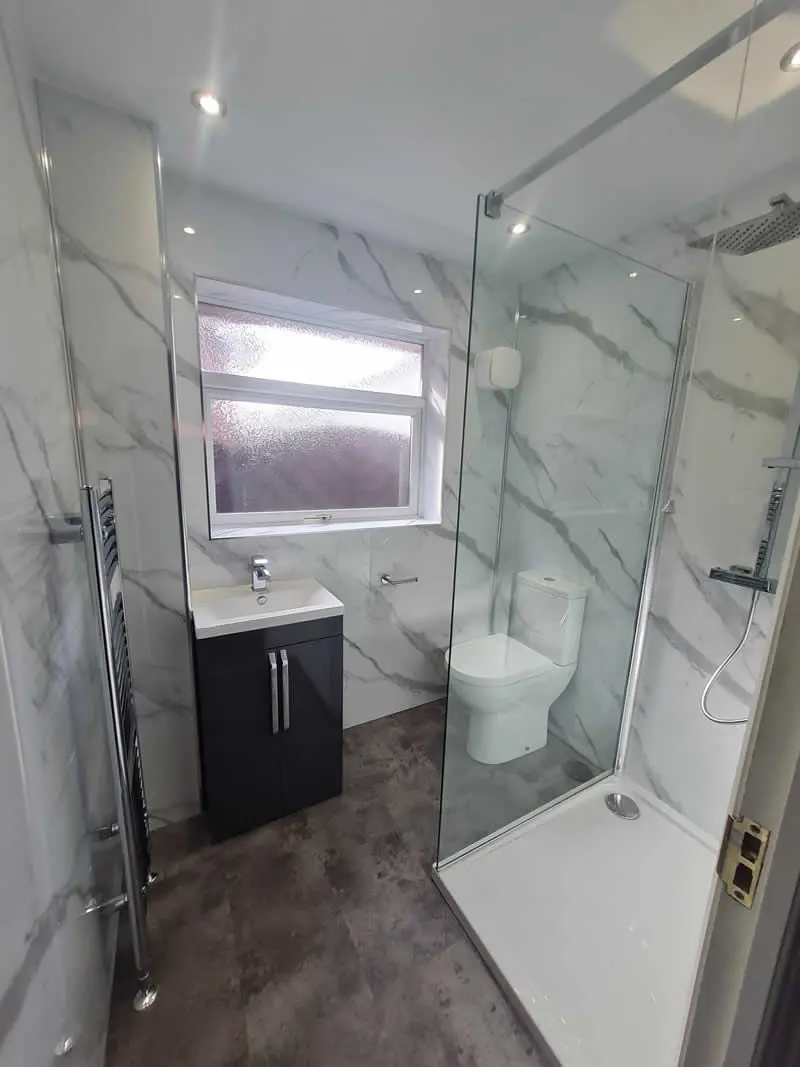installation of bathroom in Sheffield